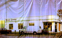 #325 (vinyl print) Marine garage